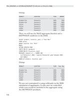 advanced sql Functions in Oracle 10G phần 6 ppsx