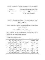 MẪU BÁO CÁO TÌNH HÌNH CÔNG TRÌNH XÂY DỰNG TRÊN ĐỊA BÀN QUÝ potx