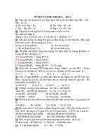 TUYỂN TẬP ĐỀ THI HÓA - ĐỀ 5 ppsx
