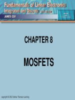 CHAPTER 8: MOSFETS.OBJECTIVES docx