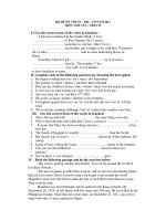 BỘ ĐỀ ÔN THI TN – ĐH – CĐ NĂM 2011 MÔN ANH VĂN – TEST 35 pps