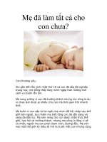 Mẹ đã làm tất cả cho con chưa? docx