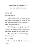 Hình học lớp 9 - §6. TÍNH CHẤT CỦA HAI TIẾP TUYẾN CẮT NHAU docx