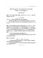 Đề thi Học sinh giỏi quốc gia môn toán pot