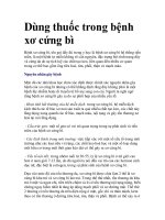 Dùng thuốc trong bệnh xơ cứng bì pdf