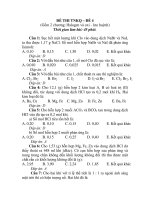 ĐỀ THI TNKQ – ĐỀ 4 doc