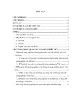 đánh giá hiệu quả các loại hình sử dụng đất nông nghiệp theo hướng sản xuất hàng hóa trên địa bàn huyện bắc quang   tỉnh hà giang