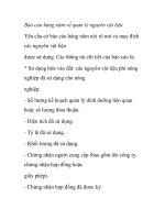 Báo cáo hàng năm về quản lý nguyên vật liệu ppsx