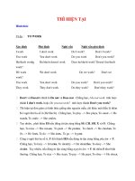 Ngữ pháp Tiếng Anh thông dụng: THÌ HIỆN TẠI pdf