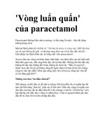 ''''Vòng luẩn quẩn'''' của paracetamol pdf