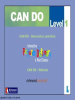 Can Do - Picture Dictionary pdf