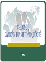 Bài giảng cán cân thanh tóan quốc tế pdf