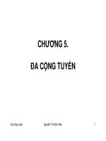 Bài giảng môn kinh tế lượng - Chương 5 pdf