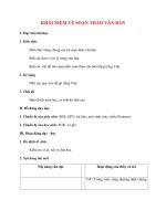 Giáo án Tin Học lớp 10: KHÁI NIỆM VỀ SOẠN THẢO VĂN BẢN docx