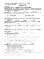 ĐỀ THI THỬ TỐT NGHIỆP Trường THPT Đỗ Đăng pdf