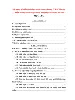 Xây dựng hệ thống bài thực hành Access chương II SGK Tin học 12 nhằm rèn luyện và nâng cao kỹ năng thực hành cho học sinh