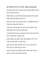 SỰ SINH SẢN CỦA NẤM - pot