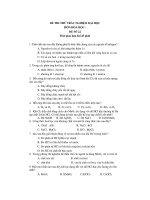 ĐỀ THI THỬ TRẮC NGHIỆM ĐẠI HỌC MÔN HÓA HỌC ĐỀ SỐ 22 pot