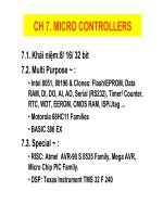 Thiết bị ngoại vi & Kỹ thuật ghép nối - Chương 7 pptx