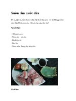 Sườn rim nước dừa ppt