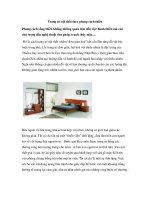 Trang trí nội thất theo phong cách thiền potx