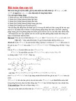 bài toán tìm cực trị