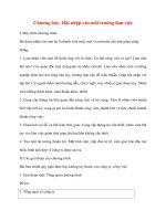 Quản lý Nhân sự: Chương bảy: Hội nhập vào môi trường làm việc pdf