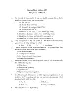 Chuyên đề ôn thi Đại Học – Đề 7 ppt