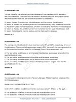 Oracle Database 10g Administration ii Practice TestVersion phần 6 ppsx