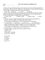 ĐỀ LUYỆN THI TRẮC NGHIỆM SỐ 10 ppt