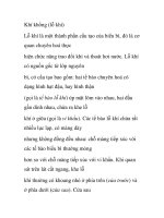 Khí khổng (lỗ khí) pptx