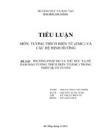 PHƯƠNG PHÁP ĐO VÀ THỬ BỨC XẠ ĐỂ ĐẢM BẢO TƯƠNG THÍCH ĐIỆN TỪ(EMC) TRONG THIẾT BỊ VÔ TUYẾN