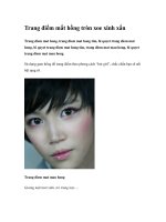 Trang điểm mắt hồng tròn xoe xinh xắn ppt