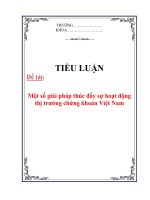 Tiểu luận: Môi trường kinh tế Nhật Bản và đặt ra một số giải pháp nhằm thúc đẩy quá trình xuất khẩu hàng hóa Việt nam vào thị trường Nhật Bản pot