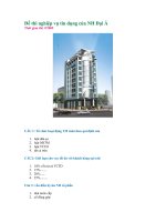 thi nghiệp vụ tín dụng của NH Đại Á docx