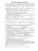 ĐỀ THI THỬ ĐẠI HỌC SỐ 2 – MÔN VẬT LÝ pot