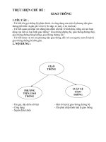 THỰC HIỆN CHỦ ĐỀ : GIAO THÔNG pps