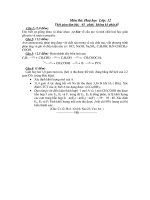 Đề thi Môn thi: Hoá học Lớp: 12 pot