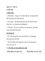 Đại số 9 - Tiết 14 Luyện tập ppt