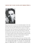 HOÀNG VIỆT VÀ DẤU ẤN MÙA XUÂN TRONG TÌNH CA potx