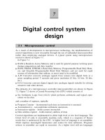 Advanced Control Engineering - Chapter 7 potx