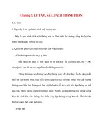 Tài liệu Công nghệ chế biến đường và sản phẩm đường: Chương 5: LY TÂM, SẤY, TÁCH THÀNH PHẨM ppt