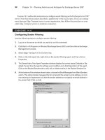 MCITP Microsoft Exchange Server 2007 Messaging Design and Deployment Study Guide phần 8 pps