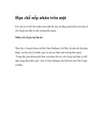 Hạn chế nếp nhăn trên mặt pot