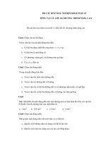 cÂU HỎI TRẮC NGHIỆM NÂNG CAO - VẬT LÍ 10 potx