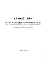 Kỹ thuật biển ( dịch bởi Đinh Văn Ưu ) - Tập 1 Nhập môn về công trình bờ - Phần 1 ppt