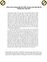 Giáo trình hướng dẫn tìm hiểu về quy trình giả lập hệ thống trên máy tính phần 1 pptx