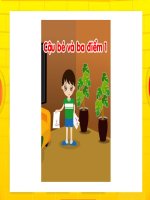 Kể chuyện theo tranh: Cậu bé và 3 điểm 1 ppt