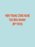 Hiện trạng công nghệ tạo mẫu nhanh pps
