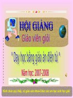 Giáo án điện tử tiểu học: Tập làm văn tả cây cối pot